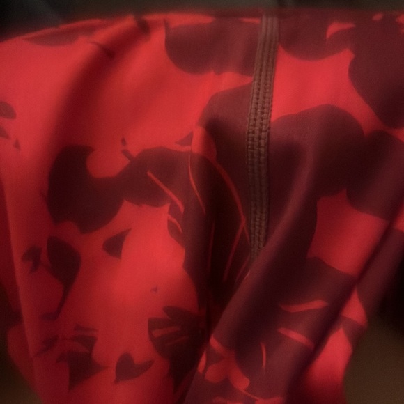 Zella 7/8 red high waisted leggings XL - Picture 2 of 4